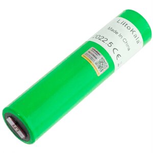 Літій-залізо-фосфатний акумулятор 18500 LiFePO4 LiitoKala-3222, 22Ah, 3.2V, Green