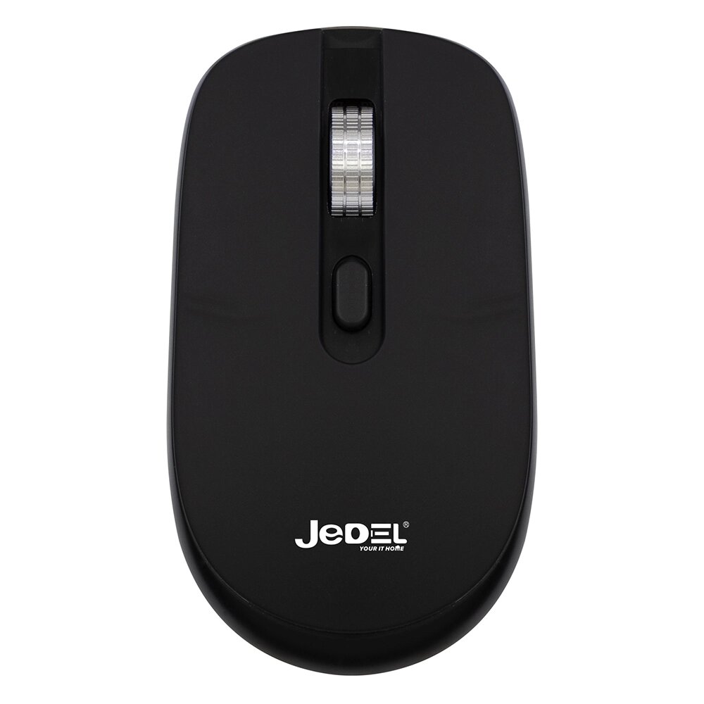 Миша бездротова JEDEL WD100, 1200-1600DPI, Black, 2.4GHZ+Bluetooth 5.0, Box від компанії Price Killer - фото 1