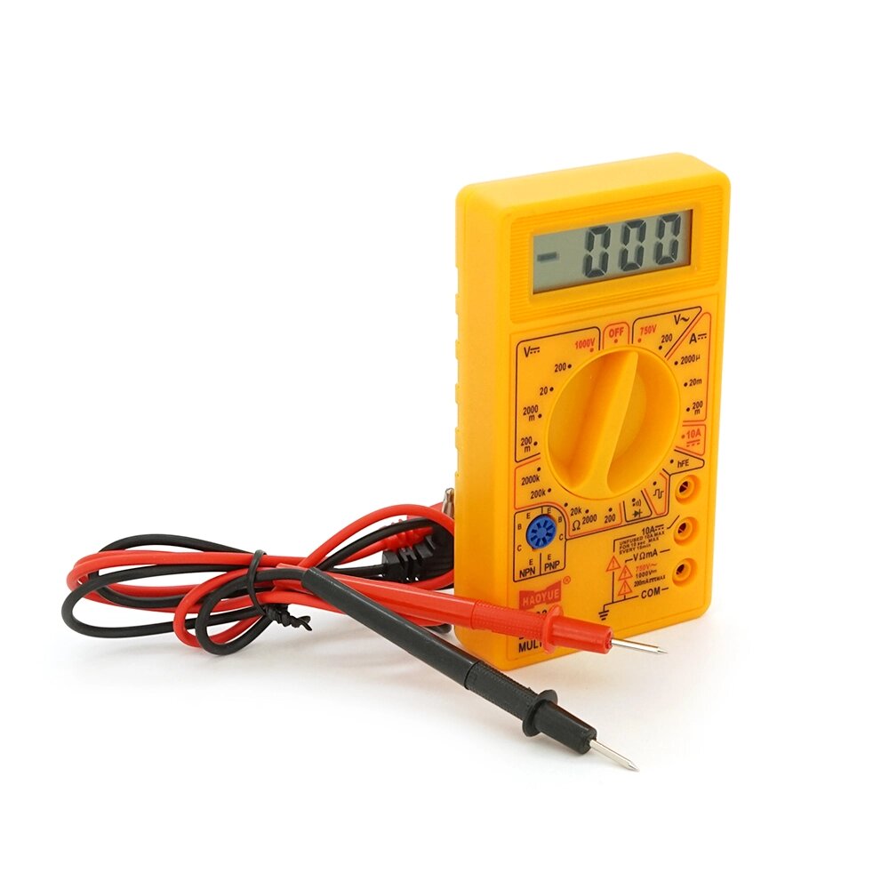 Мультиметр HAOYUE DT-830D, щупи, Box від компанії Price Killer - фото 1