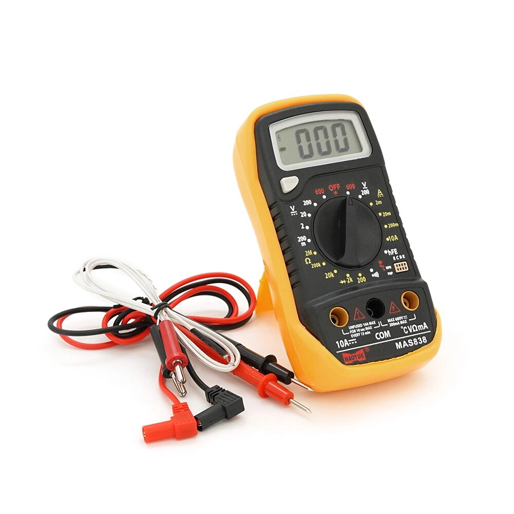 Мультиметр HAOYUE MAS-838, щупи + термопара, Box від компанії Price Killer - фото 1