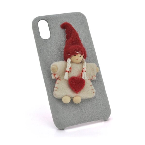 Накладка Angel пухнаста  iPhone 6/6s silver від компанії Price Killer - фото 1