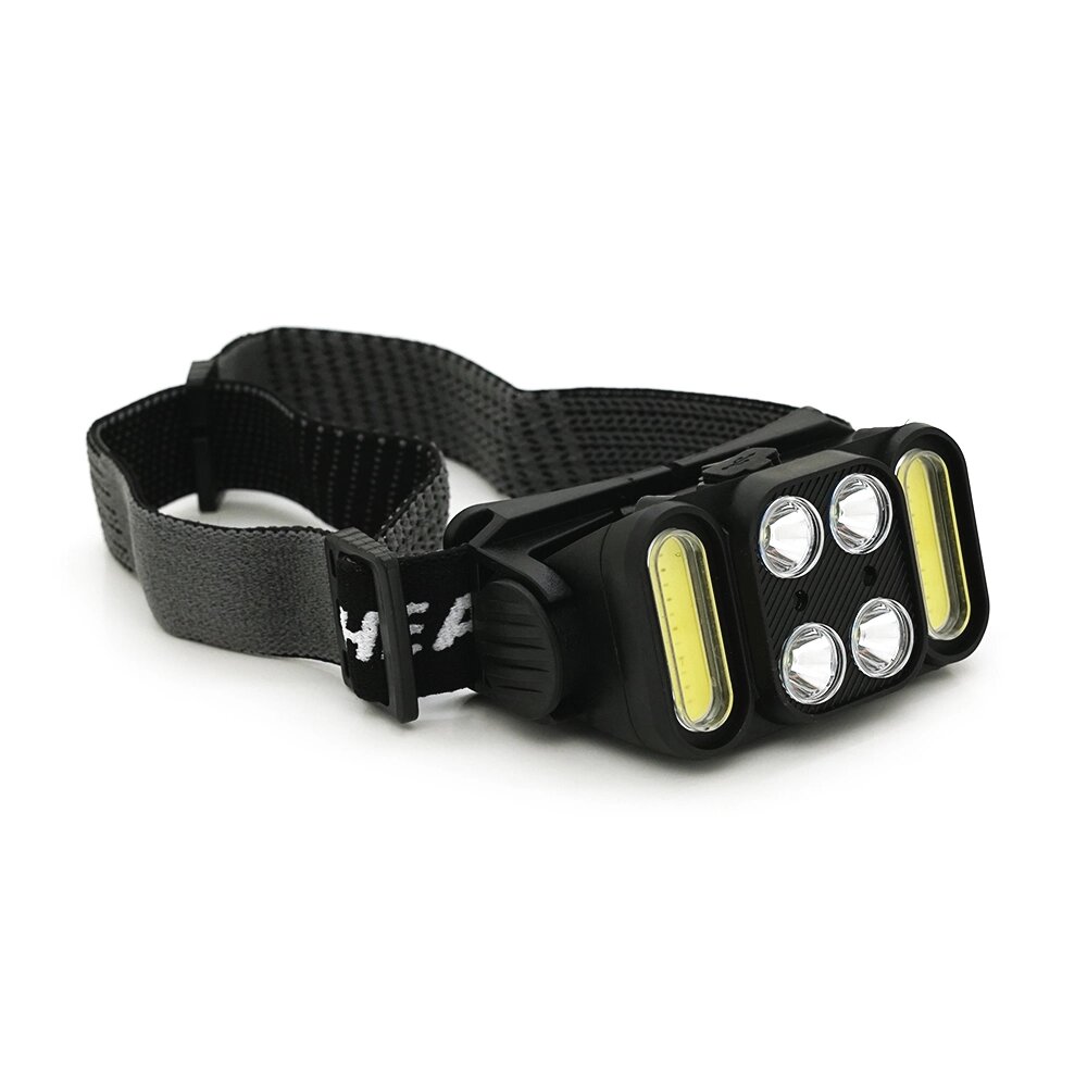 Налобний ліхтарик Voltronic K362,4 led 5W , 2 Led Cob, red, sensor, 6 режиму, корпус-пластик, водостійкий, ip44, від компанії Price Killer - фото 1