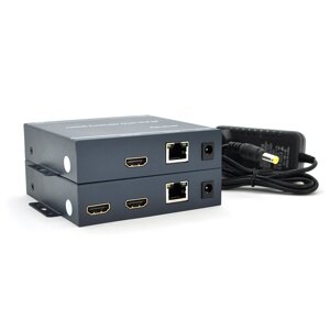 Одноканальний активний подовжувач HDMI сигналу по UTP кабелю. Дальність передачі: до 200метров, cat5e/cat6e 1080P/3D