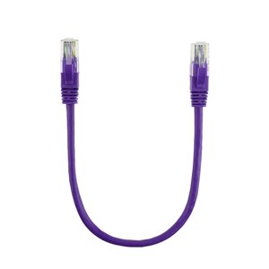 Патч-корд литий RITAR, UTP, RJ45, Cat. 5e, 0,3m, фіолетовий, Cu ( мідь )