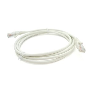 Патч-корд OK-net кат. 5e UTP 24AWG LSZH білий 2м