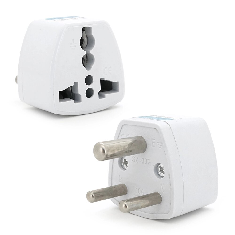 Перехідник на євророзетку TEFAL EU White, 3pin, 250V, 10A, в упаковці 20 штук, ціна за штуку, Q1000 від компанії Price Killer - фото 1