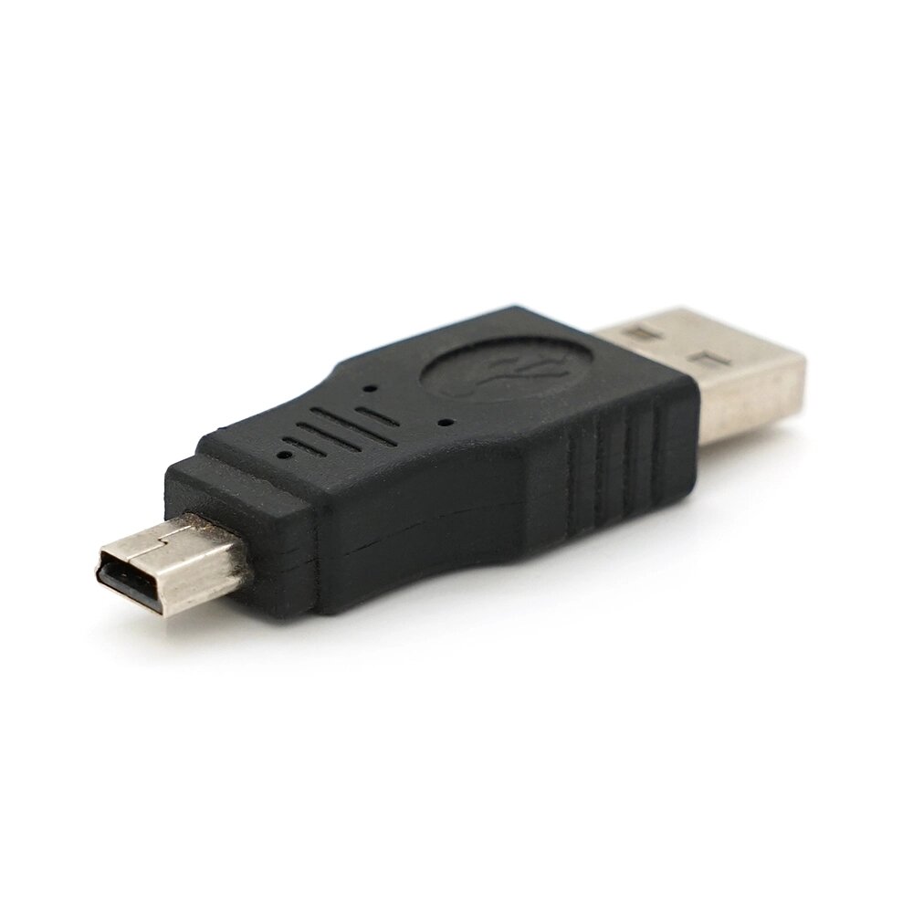 Перехідник USB1.1(F) => miniUSB (M), Black, Пакет від компанії Price Killer - фото 1