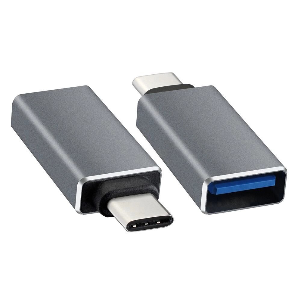 Перехідник USB3.0(AF) OTG => Type-C (M), Black, OEM від компанії Price Killer - фото 1