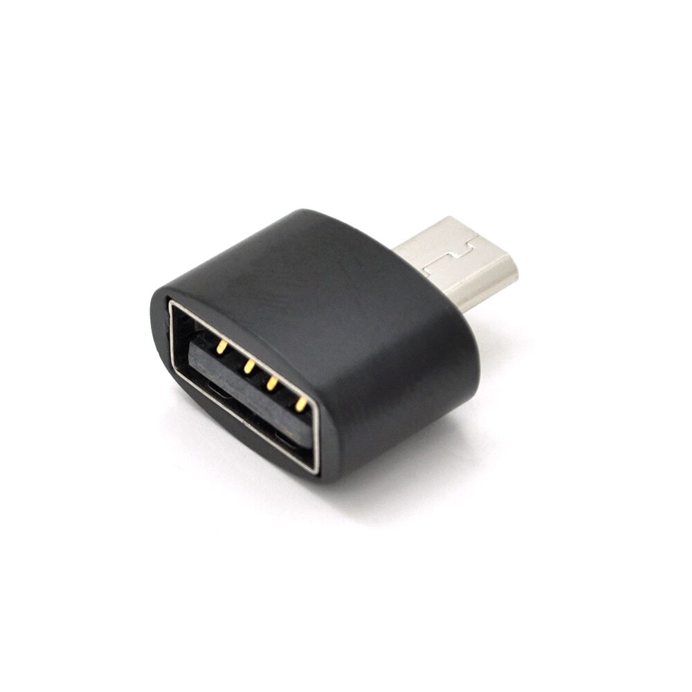 Перехідник YHL T3 USB2.0(AF) OTG => microUSB (M), Black, OEM від компанії Price Killer - фото 1