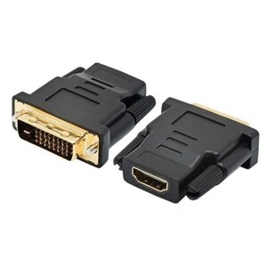Переходник HDMI (мама)/DVI-I 24+5 (папа) Black Q50