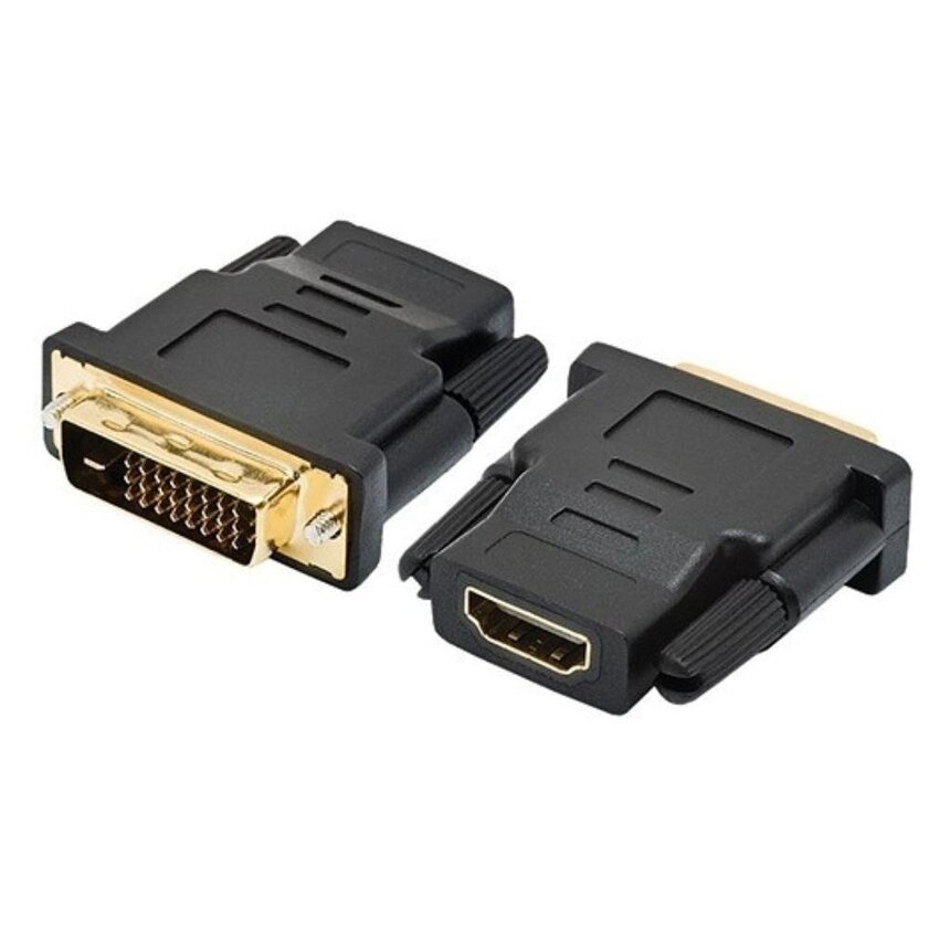 Переходник HDMI (мама)/DVI-I 24+5 (папа) Black Q50 від компанії Price Killer - фото 1