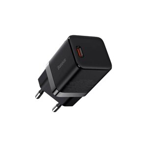 Мережеве зарядний пристрій Baseus GaN3 Pro 3 порту, USB + Type-C*2 65W Чорний (CCGP050101)