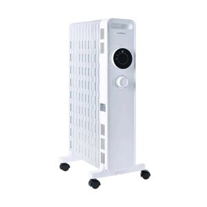 Радіатор масляний LUXELL LUX-1230S, 11 ребер, 3 рівня потужності, 2300 Вт, White, Box