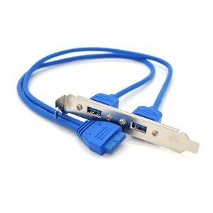 Планка розширення USB 3.0 , на задню панель 2port, OEM