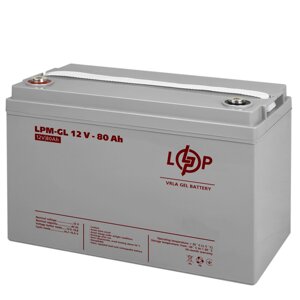 Акумулятор гелевий LPM-GL 12V - 80 Ah