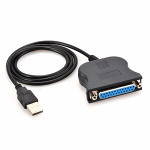 Кабель / переходник USB >LPT IEEE 1284 25 pin, 1.5m, Blister