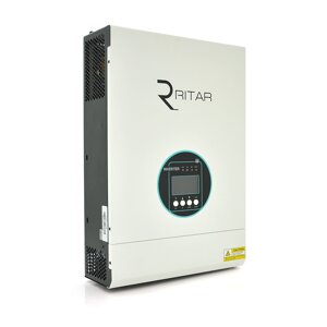 Гібридний інвертор RITAR RTSVMH-MPPT-5048, 5000W, 48V, 160-275V, MPPT ( 80А, 120-430 Vdc) Parallel