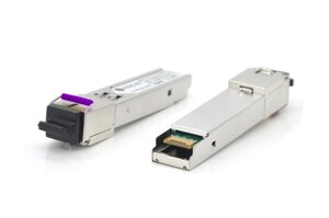 SFP модуль MERCURY 1.25G 1310nm 20Km WDM SC підтримка DDM TX1310/RX1550