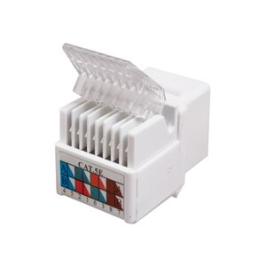 Модуль вузький Keystone Jack RJ-45 кат. 5E UTP, 17,2 мм, Q50