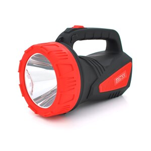 Ліхтар пошуковий Silver Toss ST-222, 1LED T6, 10W, 2 режиму, 8000mah, Black/RED, IP40, 220х125х150мм