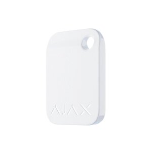 Захищений безконтактний брелок для клавіатури AJAX Tag - 3 шт. (white)