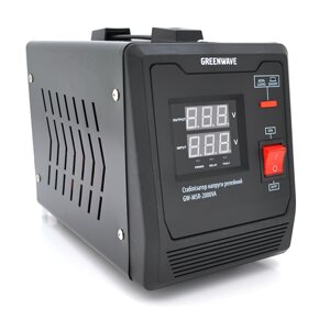 Стабілізатор напруги релейний Green Wave Mauser 2000VA ( 1400Вт ), 1xShuko, DC140-260V, AC2208%, BOX, Q4