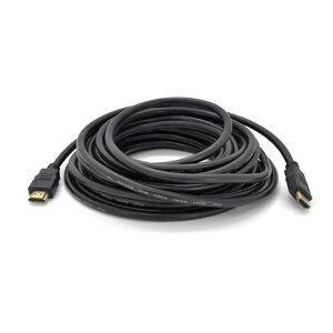 Кабель Ritar Premium PL-HD94 HDMI-HDMI Ultra HD 1080P, 5.0m, v1,4, OD-7.3mm, з фільтром, круглий Black, коннектор