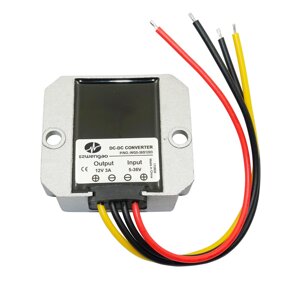 Перетворювач авто інвертор DC/DC Input:5-36V, Output:12V 3A, IP68, 36W