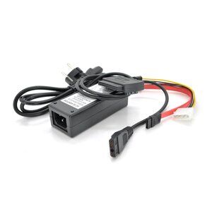 Контролер активний USB 2.0 - IDE/IDE mini/SATA з БП 12V, BOX Q100