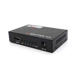 Активний HDMI сплітер 1 = > 4 порту, 3D, 1080Р, 4K, 1,4 версія, DC5V/2A Q50, Box