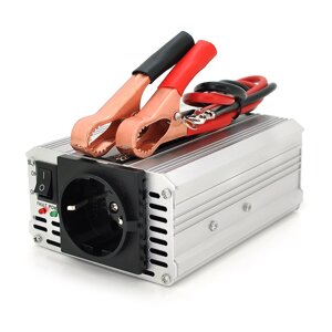 Інвертор напруги POWERMASTER, 24V/220V, 350W з модифікованою синусоїдою, 1 Shuko, клеми