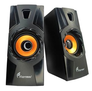 Колонки 2.0 Hotmai HT-09 USB+3.5mm, 2x2.5W, 20Hz- 18KHz, з регулятором гучності, Black, BOX, Q24