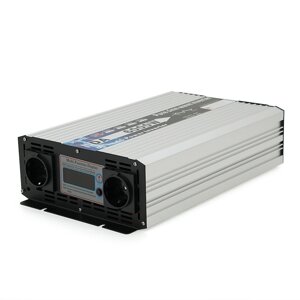 Інвертор напруги DA-6000Q (DC:3000W), 12/220V з правильною синусоїдою, 2 Shuko, клемні дроти, LED, Q2