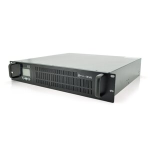 ДБЖ з правильною синусоїдою ONLINE Ritar RT-1KS-LCD, RACK 1000VA ( 900Вт ), 24 В, Вбудована батарея 12V 7,5 Ah х 2 шт