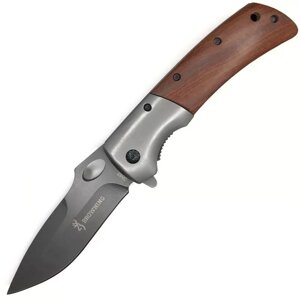 Ніж складаний Browning DA62, Steel + red wood, Box