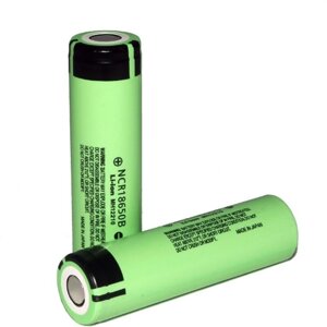 Акумулятор 18650 Li-Ion Panasonic NCR18650B Protected, 3400mAh, 6.8A, 4.2/3.6/2.5V, 2 шт в упаковці, ціна за 1 шт