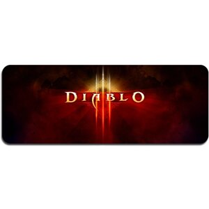 Килимок 400*900 тканинної "Diablo6" з бічною прошивкою, товщина 2 мм, Пакет