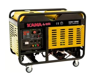 Генератор дизельний KDK12RE, 12KVA/10KW, однофазний 230V, Water COOL, об'єм 34л