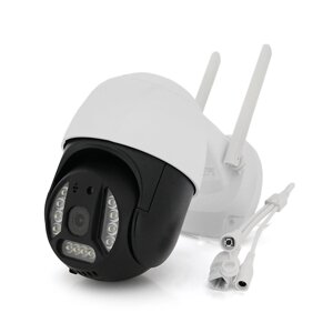 5Мп Wi-Fi відеокамера вулична із SD/картою YOSO YO-IPC44D5MP30 PTZ 2.8mm V380