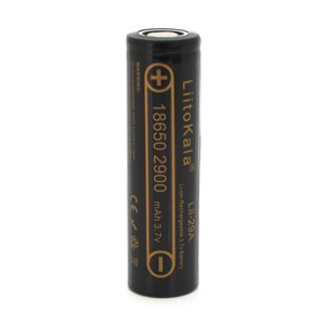 Акумулятор 18650 Li-Ion LiitoKala Lii-29A, 2900mah （2850-2950mah）, 3.7V (2.75-4.2V), Black, PVC BOX Q2, ціна за 1 шт