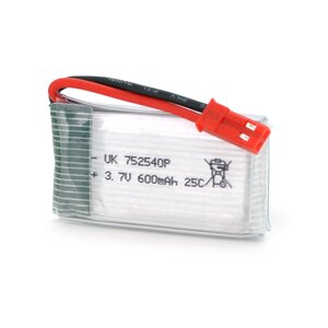 Акумулятор 8*25*40P 25C, 3.7V (600mAh), 2 контакту