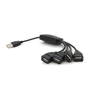 Хаб USB 2.0 4 порту ( гідра ), Blister Q250