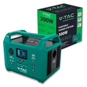 Портативне джерело живлення V-TAC VT-303N, 300W, LiFePO4(IRF32135 19.2V 15Ah/288Wh) (249*171.5*208) 4,3kg