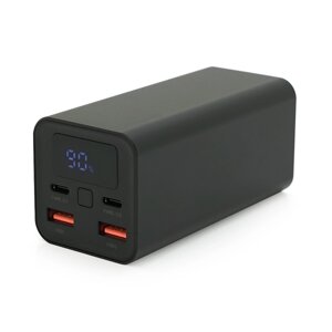 PowerBank XO-PB97 20000mAh, Input: ( 2хType-C ), Output: ( 2хUSB, 2хType-C ), PD65W for Laptop, plastic, Black