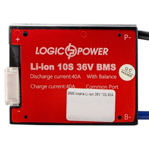 BMS плата Li-ion 36V 10S 40A симметрия