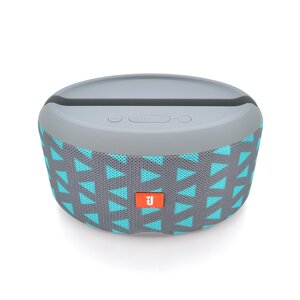 Колонка F22 Bluetooth 4.1 до 10m, 2х4W, 4Ω, 1200mAh, 90dB, TF card/USB, DC 5V, Blue-grey