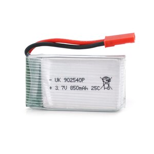 Акумулятор 9*25*40P 25C, 3.7V (850mAh), 2 контакту