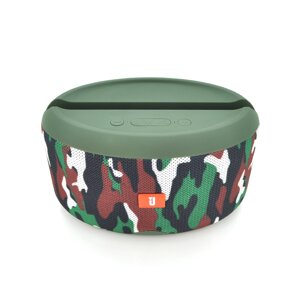 Колонка F22 Bluetooth 4.1 до 10m, 2х4W, 4Ω, 1200mAh, 90dB, TF card/USB, DC 5V, Camouflage