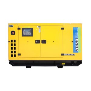 Генератор дизельний AKSA - A4CRX25T, трифазний 230/400V, 50Hz, 35KVA ( 28КВт ), обсяг 60л, комплектується АВР (30686),