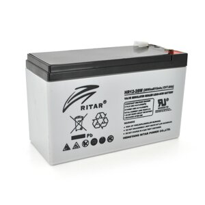 Акумуляторна батарея AGM RITAR HR1228W, Gray Case, 12V 7.0Ah ( 151 х 65 х 94 (100 ) 2.17kg Q10420